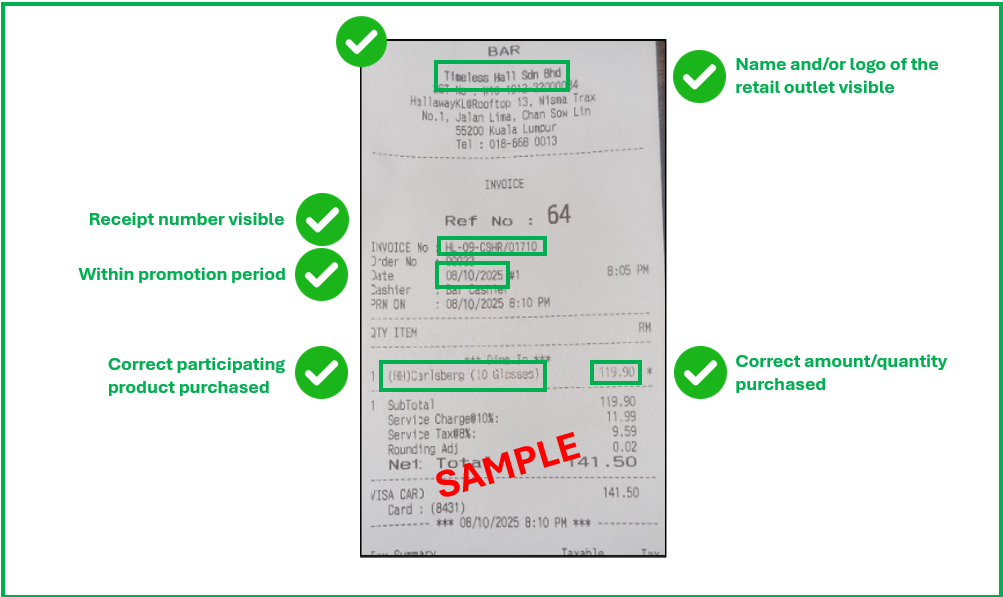 Receipt validation examples